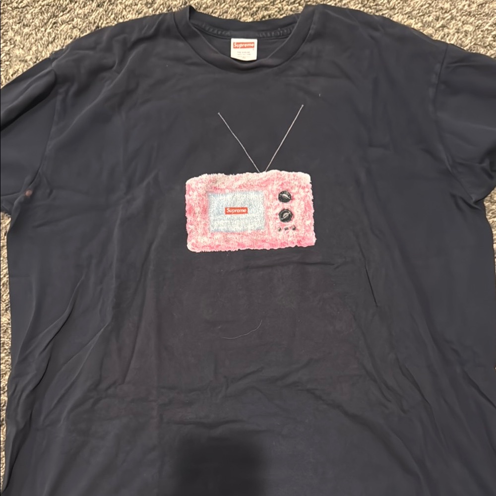 Supreme Black Pink TV Graphic